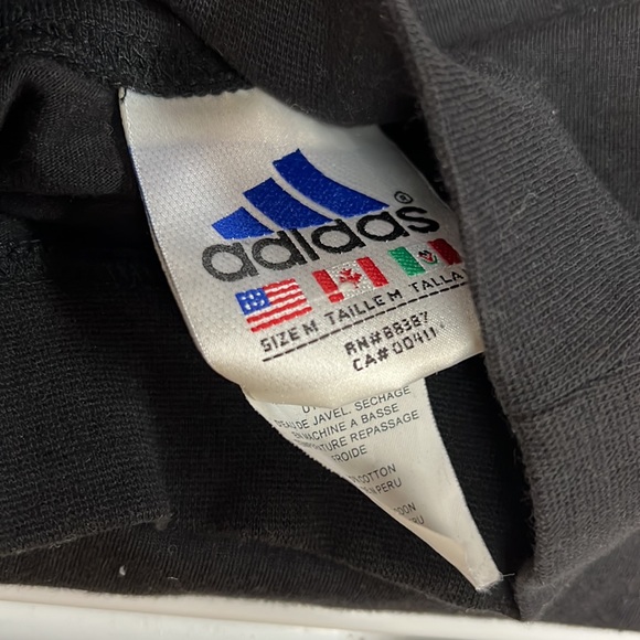 Adidas 3 strip mock neck top - Picture 3 of 4